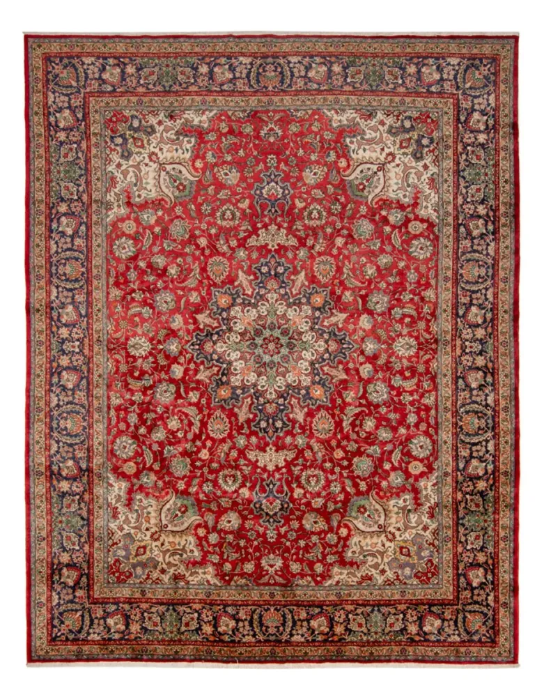 Persisk teppe - Tabriz - 434 x 343 cm - rød