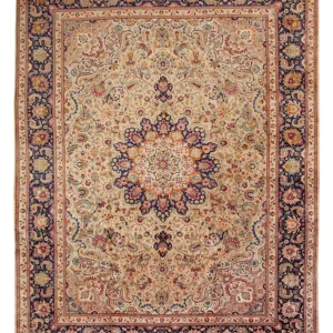 Persisk teppe - Tabriz - 490 x 360 cm - beige