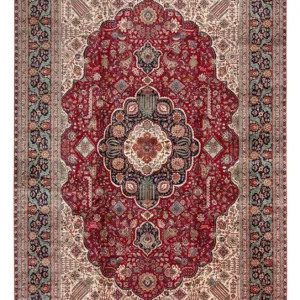Persisk teppe - Tabriz - 525 x 350 cm - rød