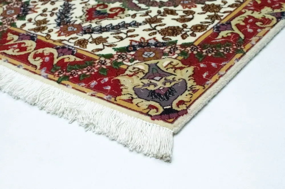 Persisk teppe - Tabriz - 97 x 63 cm - beige