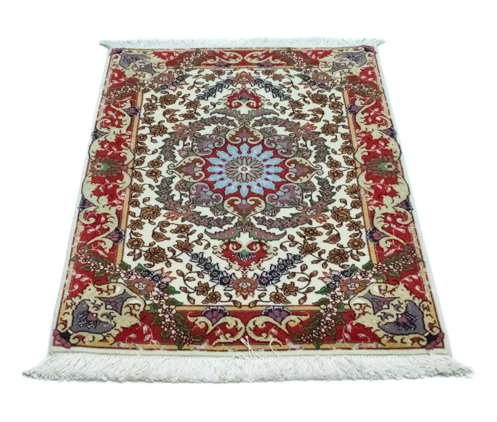 Persisk teppe - Tabriz - 97 x 63 cm - beige