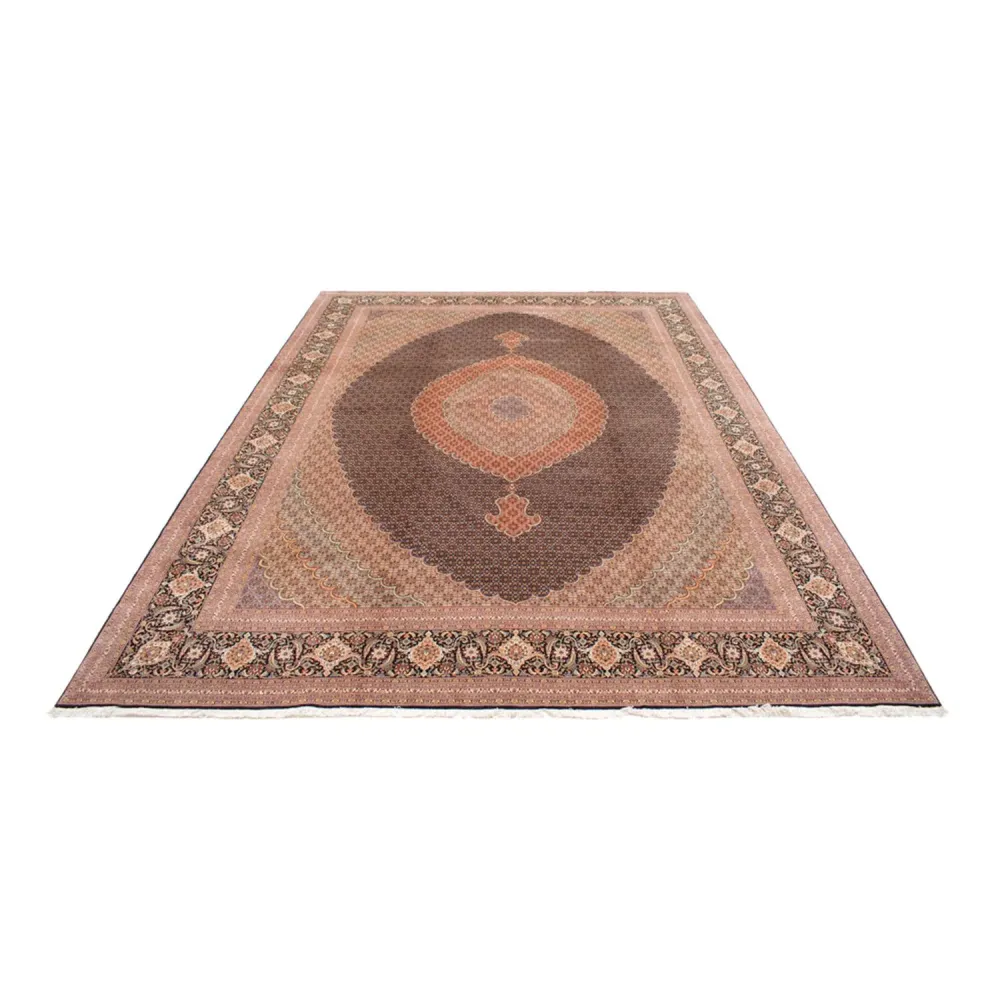 Persisk teppe - Tabriz - Premium - 490 x 360 cm - mørkeblå