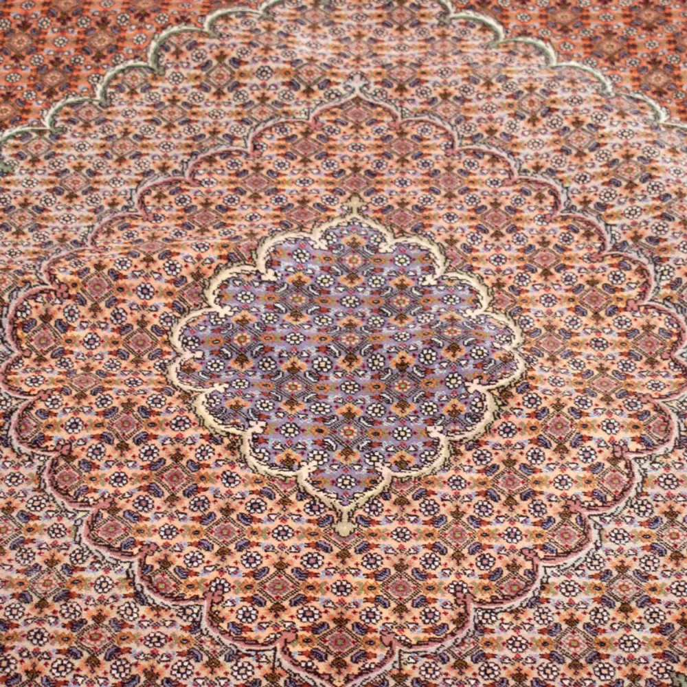 Persisk teppe - Tabriz - Premium - 490 x 360 cm - mørkeblå