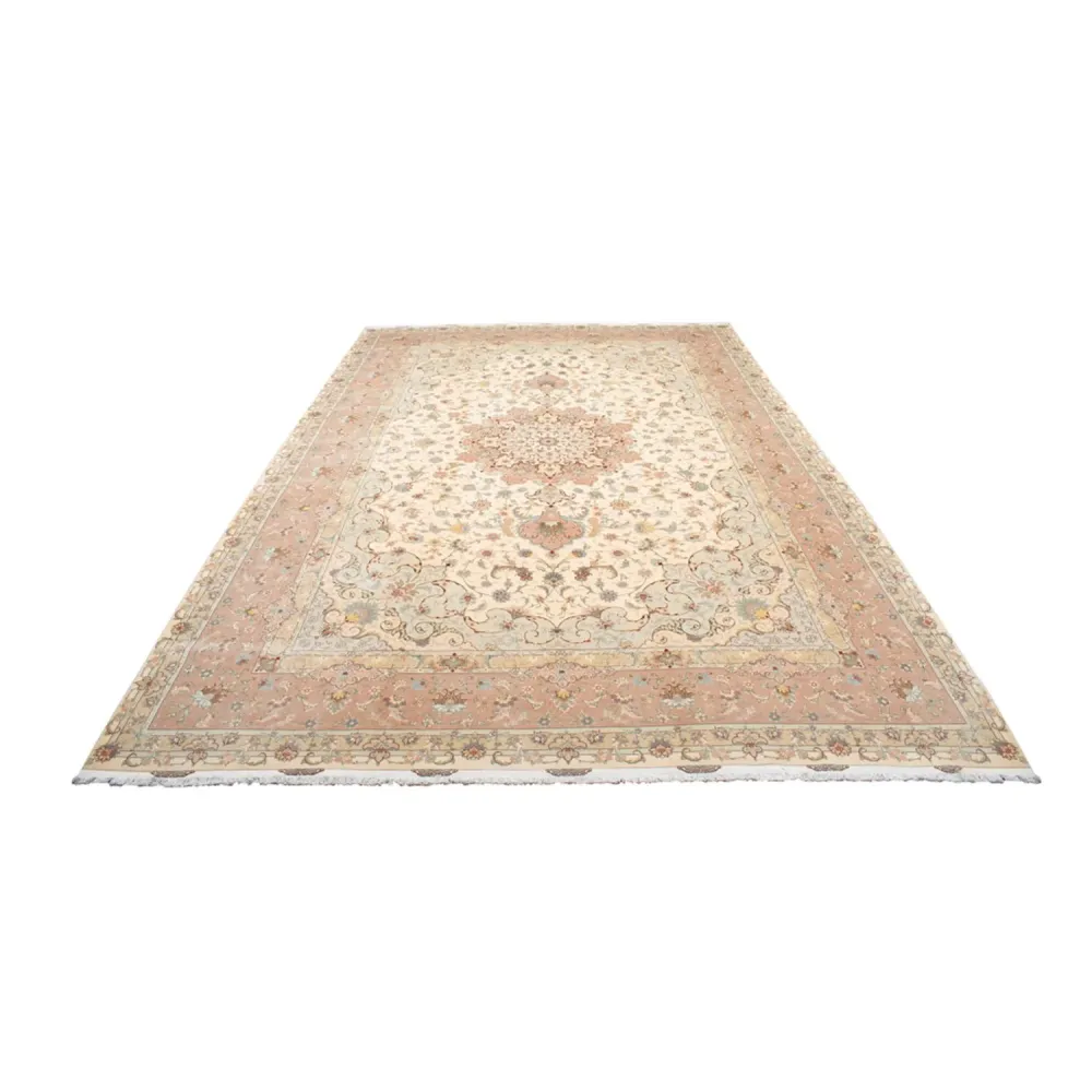 Persisk teppe - Tabriz - Premium - 600 x 394 cm - beige