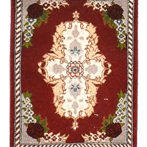 Persisk teppe - Tabriz - Premium - 40 x 30 cm - mørk rød