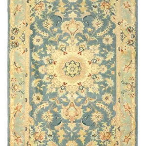 Persisk teppe - Tabriz - Royal - 118 x 81 cm - lyseblå
