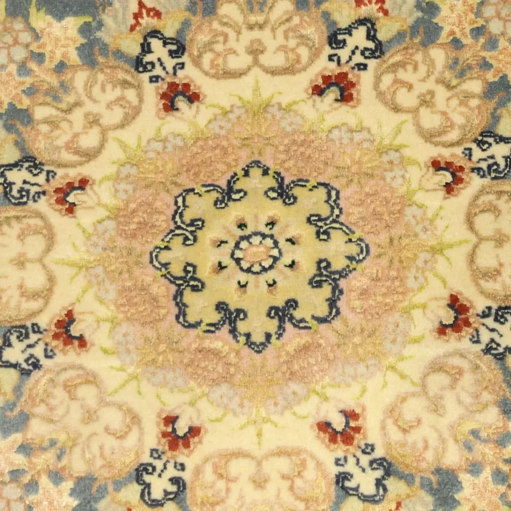 Persisk teppe - Tabriz - Royal - 118 x 81 cm - lyseblå