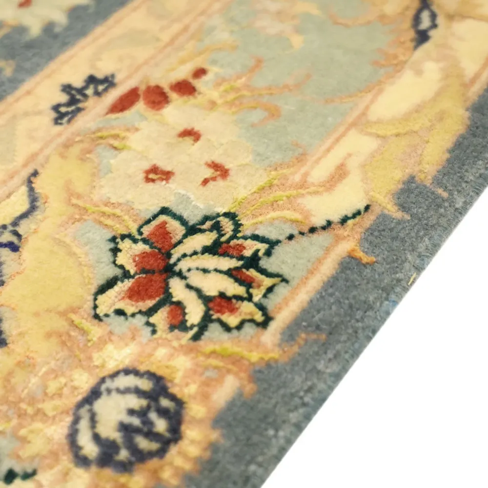 Persisk teppe - Tabriz - Royal - 118 x 81 cm - lyseblå
