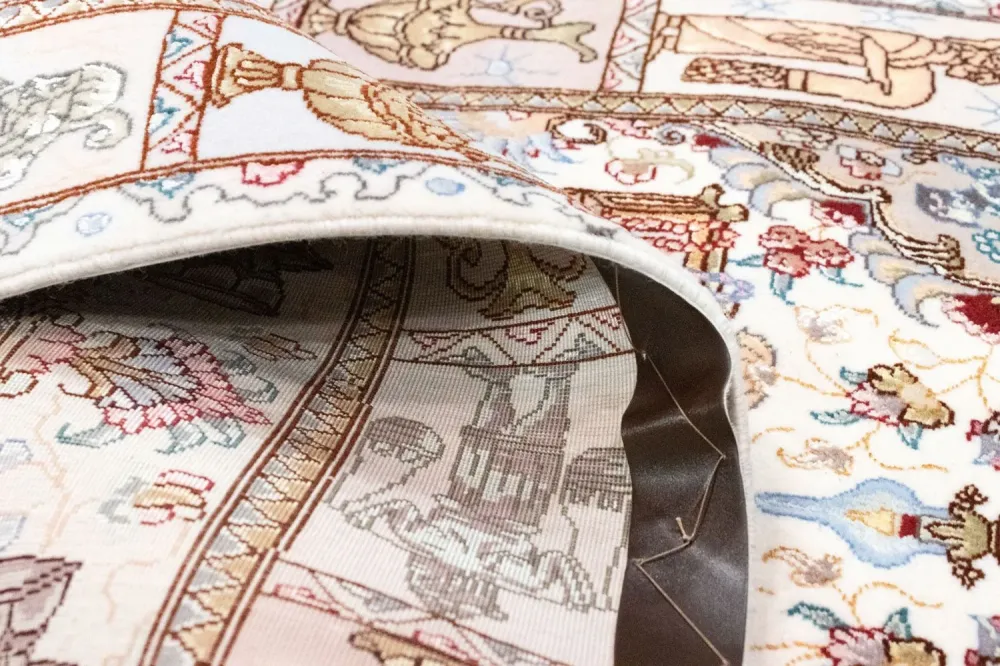 Persisk teppe - Tabriz - Royal - 134 x 75 cm - beige
