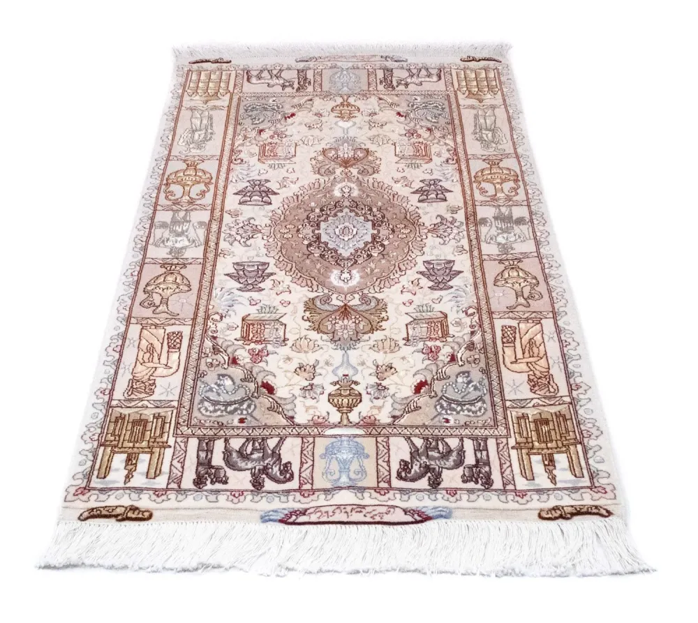 Persisk teppe - Tabriz - Royal - 134 x 75 cm - beige