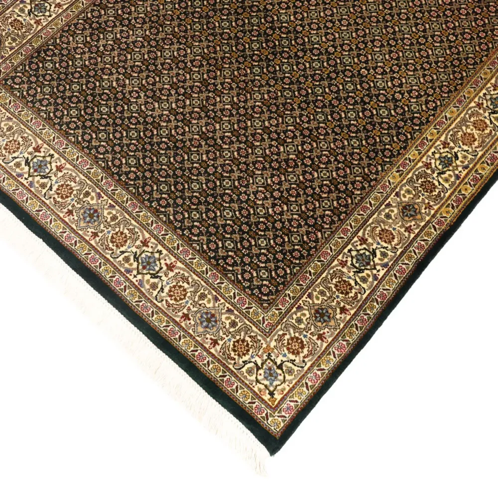 Persisk teppe - Tabriz - Royal - 144 x 106 cm - olivengrønn