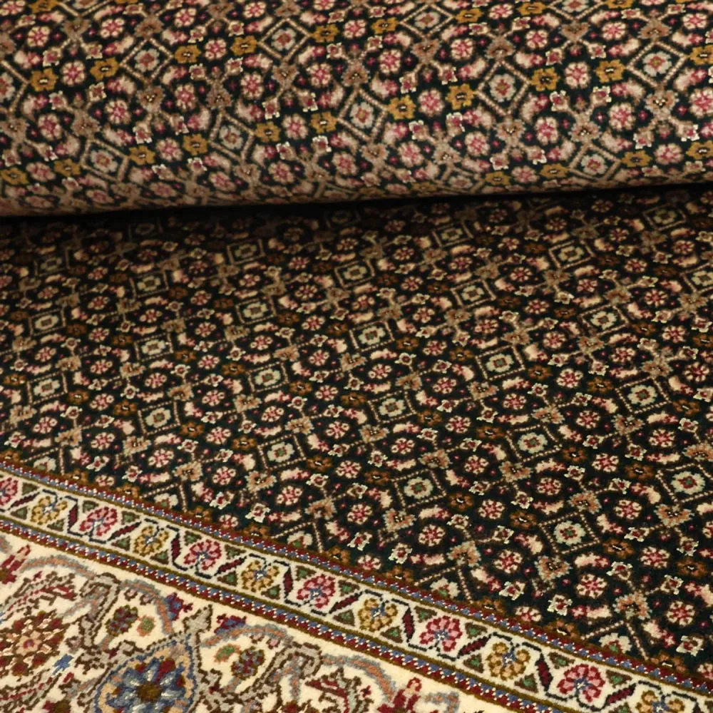 Persisk teppe - Tabriz - Royal - 144 x 106 cm - olivengrønn