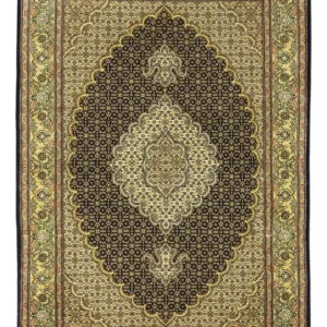 Persisk teppe - Tabriz - Royal - 146 x 102 cm - mørkegrønn