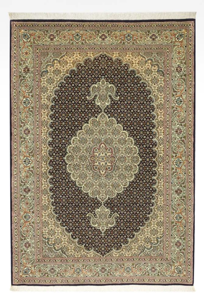 Persisk teppe - Tabriz - Royal - 147 x 100 cm - mørk beige