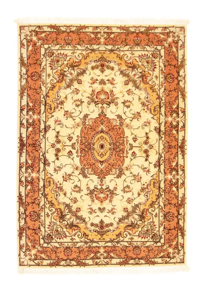 Persisk teppe - Tabriz - Royal - 147 x 104 cm - beige