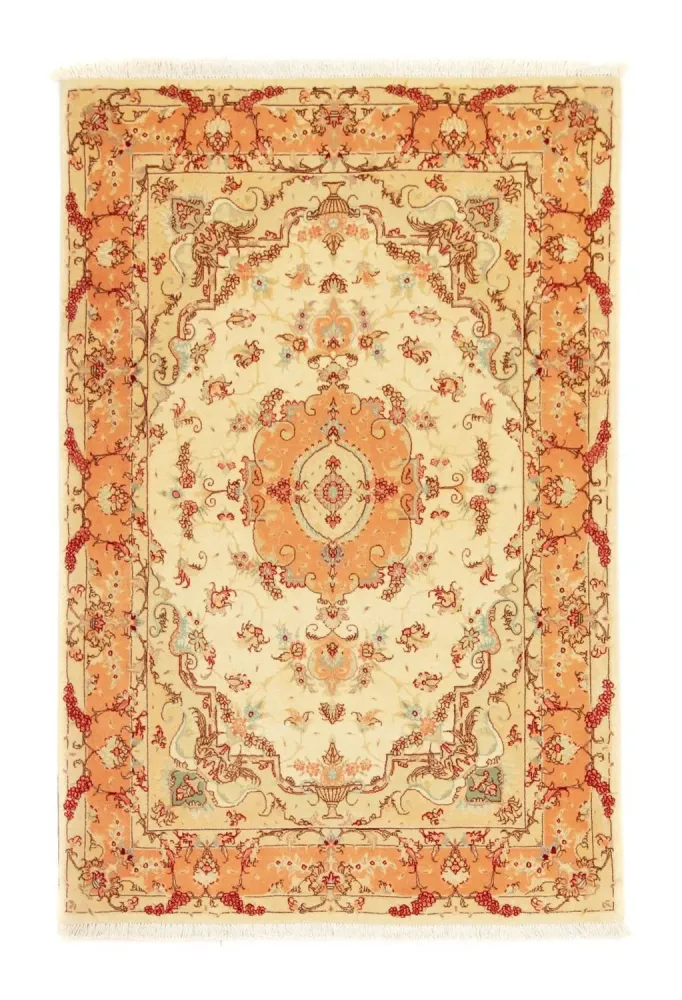 Persisk teppe - Tabriz - Royal - 148 x 100 cm - beige