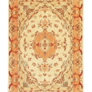 Persisk teppe - Tabriz - Royal - 148 x 100 cm - beige