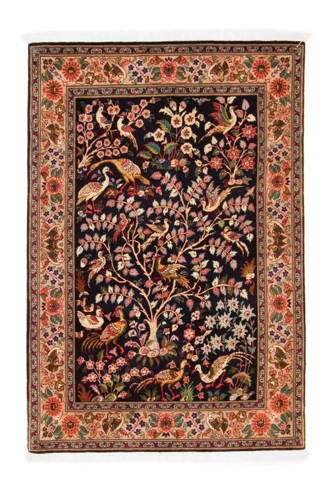 Persisk teppe - Tabriz - Royal - 148 x 100 cm - mørkeblå
