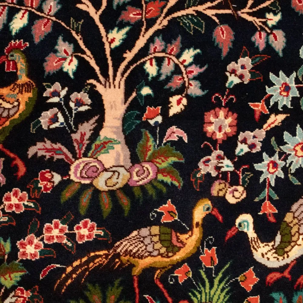 Persisk teppe - Tabriz - Royal - 148 x 100 cm - mørkeblå