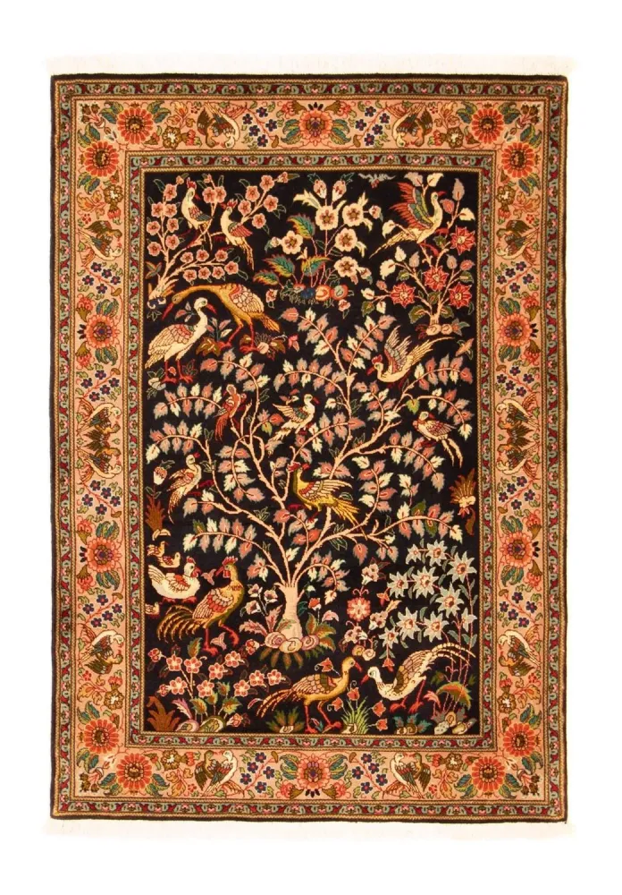Persisk teppe - Tabriz - Royal - 148 x 100 cm - mørkeblå