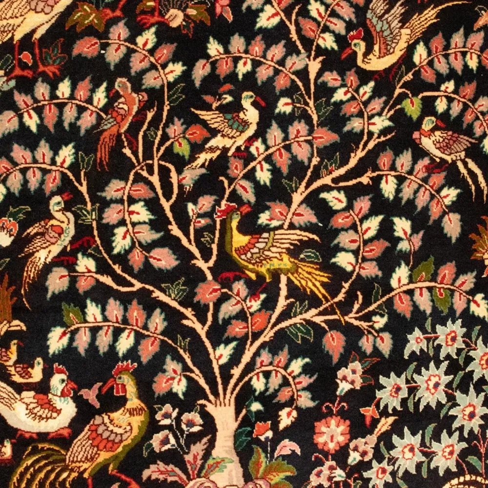Persisk teppe - Tabriz - Royal - 148 x 100 cm - mørkeblå