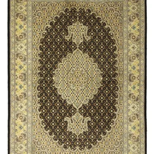 Persisk teppe - Tabriz - Royal - 148 x 100 cm - olivengrønn
