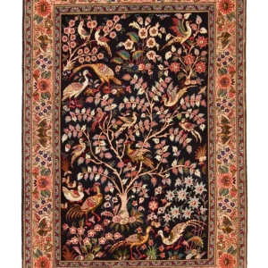 Persisk teppe - Tabriz - Royal - 148 x 100 cm - mørkeblå