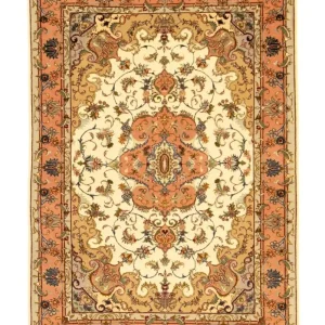 Persisk teppe - Tabriz - Royal - 148 x 103 cm - beige