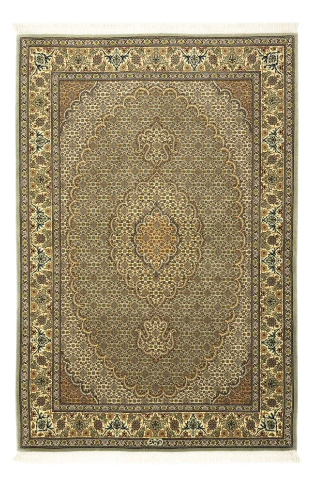 Persisk teppe - Tabriz - Royal - 149 x 100 cm - olivengrønn