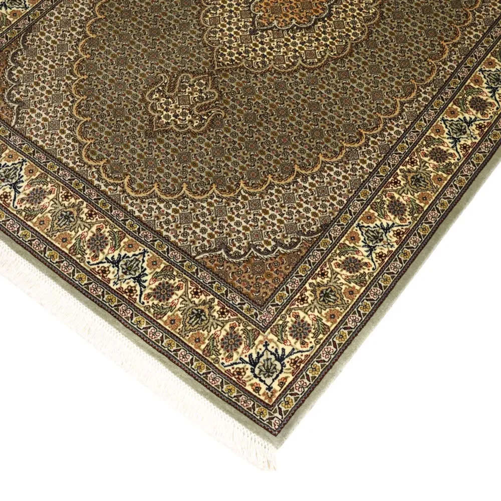 Persisk teppe - Tabriz - Royal - 149 x 100 cm - olivengrønn