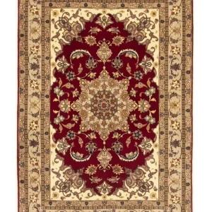 Persisk teppe - Tabriz - Royal - 150 x 100 cm - rød