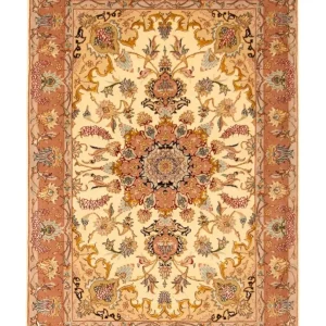 Persisk teppe - Tabriz - Royal - 150 x 101 cm - beige