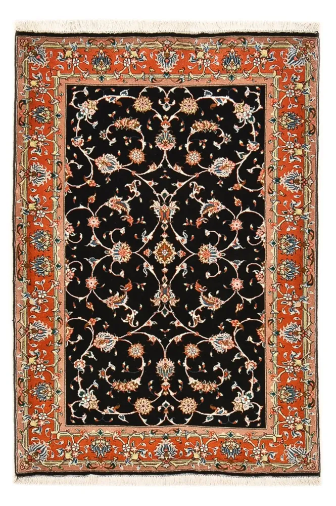Persisk teppe - Tabriz - Royal - 150 x 102 cm - mørkeblå