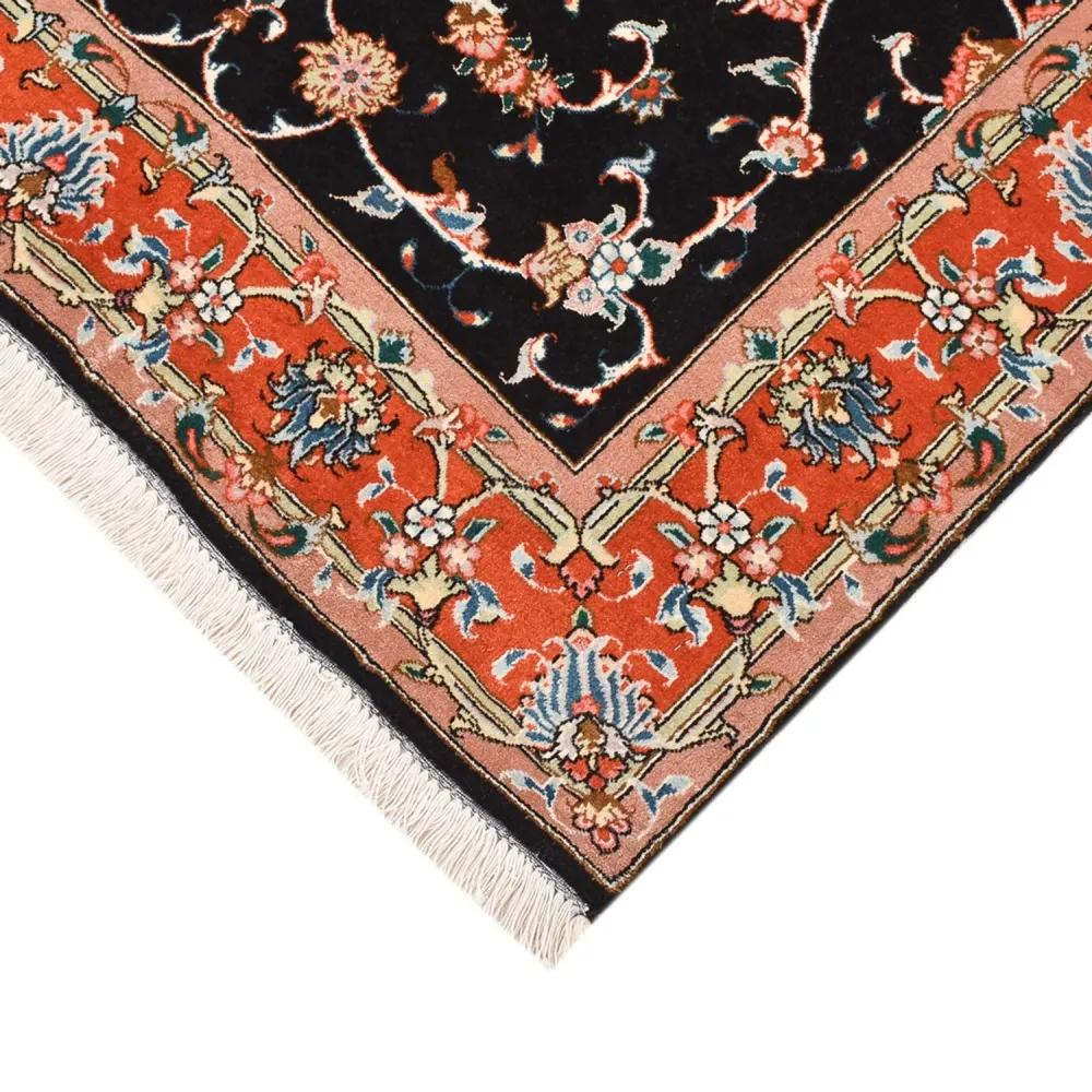 Persisk teppe - Tabriz - Royal - 150 x 102 cm - mørkeblå