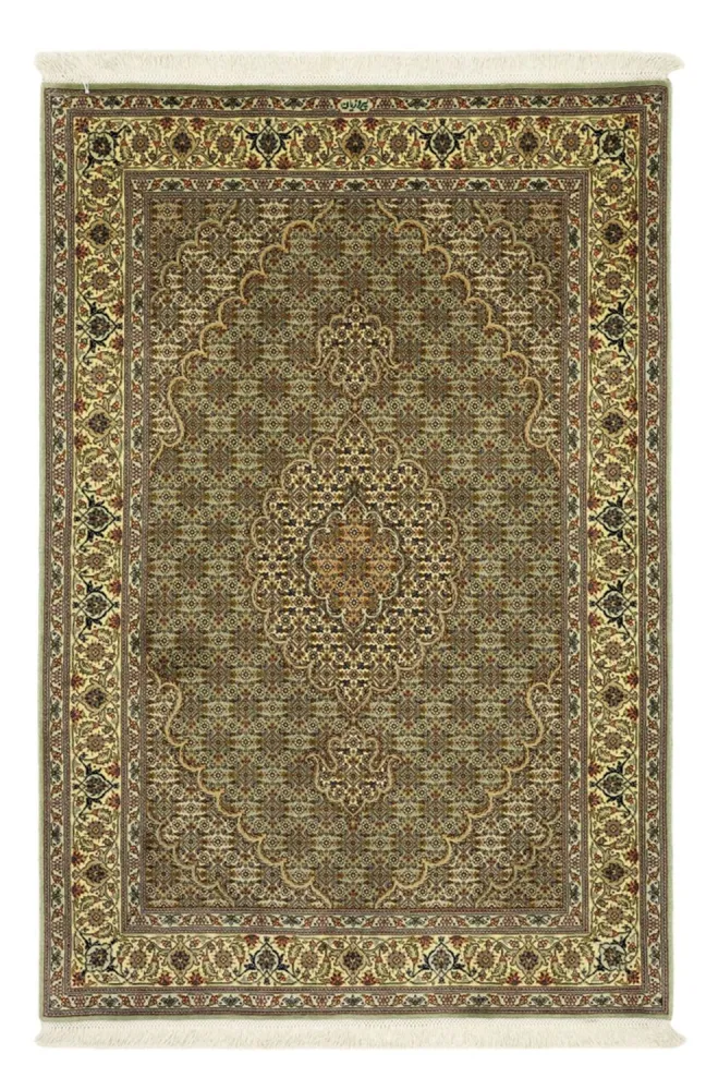 Persisk teppe - Tabriz - Royal - 151 x 100 cm - olivengrønn