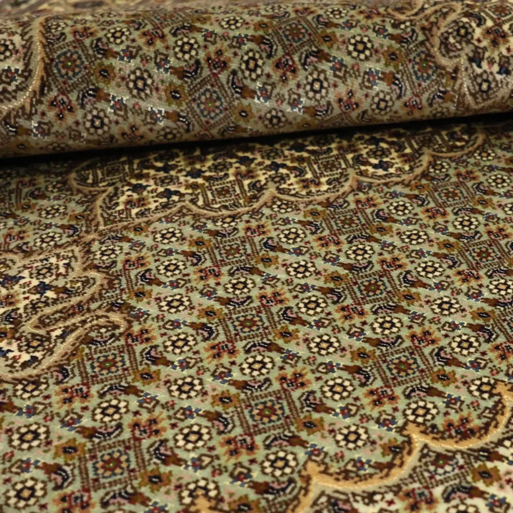 Persisk teppe - Tabriz - Royal - 151 x 100 cm - olivengrønn