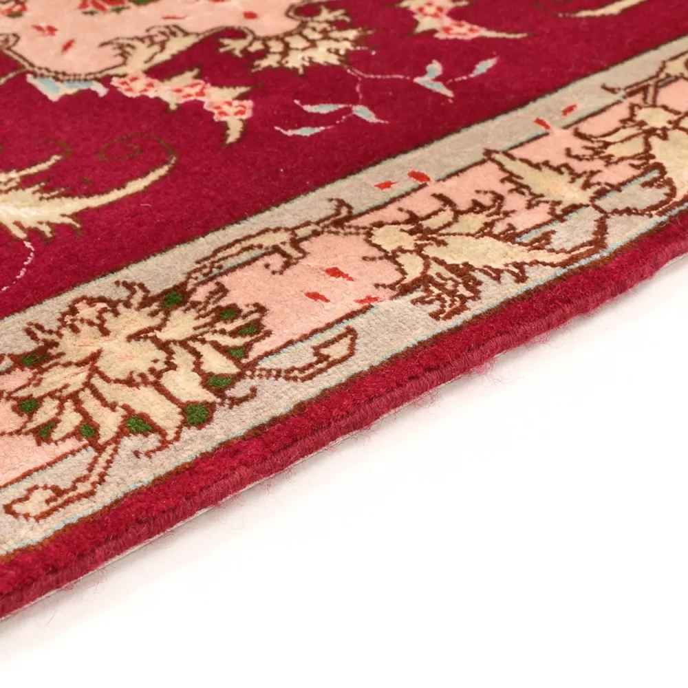 Persisk teppe - Tabriz - Royal - 90 x 60 cm - rød