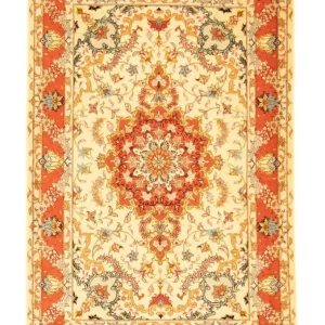 Persisk teppe - Tabriz - Royal - 152 x 100 cm - beige