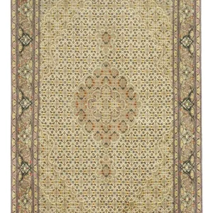 Persisk teppe - Tabriz - Royal - 152 x 101 cm - olivengrønn