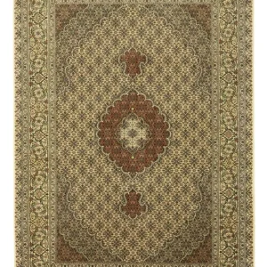 Persisk teppe - Tabriz - Royal - 152 x 103 cm - olivengrønn