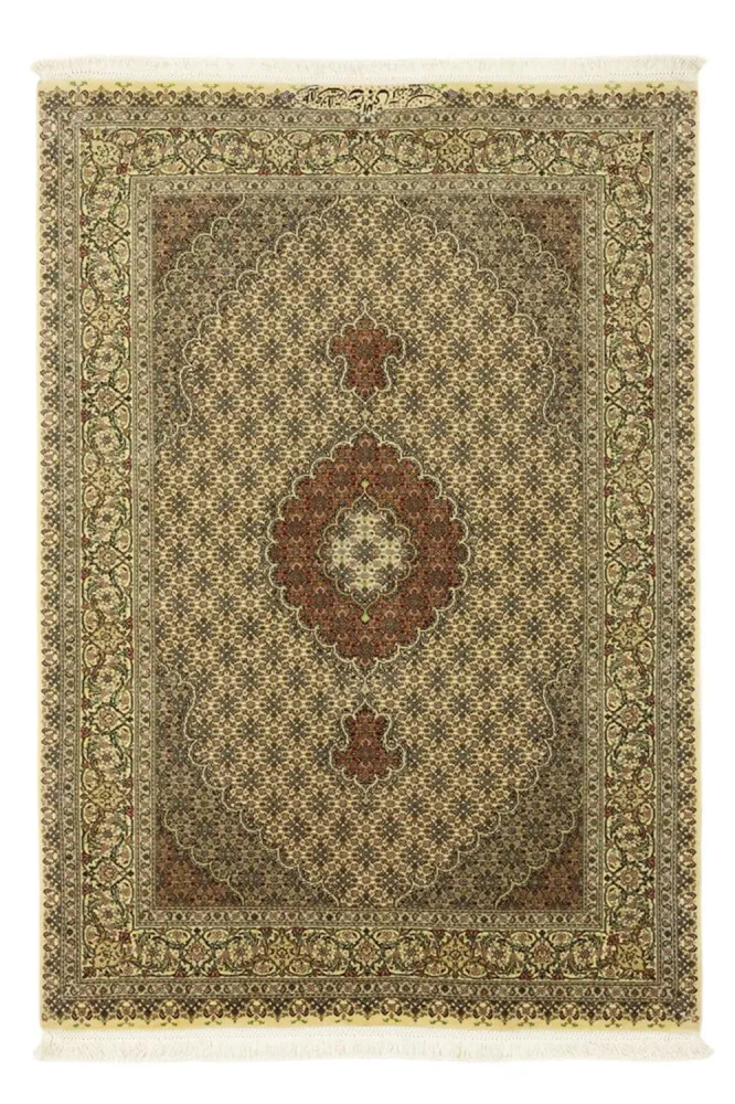 Persisk teppe - Tabriz - Royal - 152 x 103 cm - olivengrønn