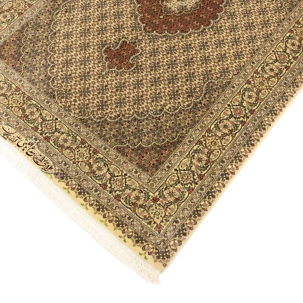Persisk teppe - Tabriz - Royal - 152 x 103 cm - olivengrønn
