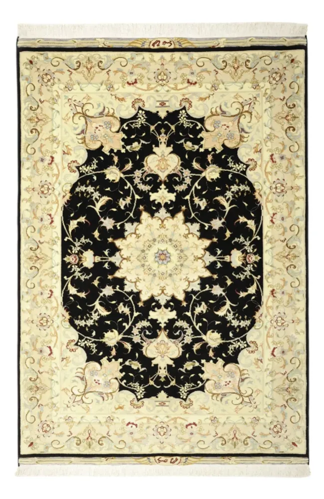 Persisk teppe - Tabriz - Royal - 152 x 99 cm - mørkeblå