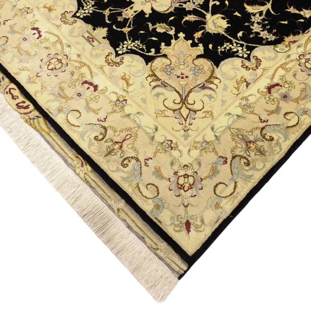 Persisk teppe - Tabriz - Royal - 152 x 99 cm - mørkeblå