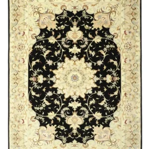 Persisk teppe - Tabriz - Royal - 152 x 99 cm - mørkeblå