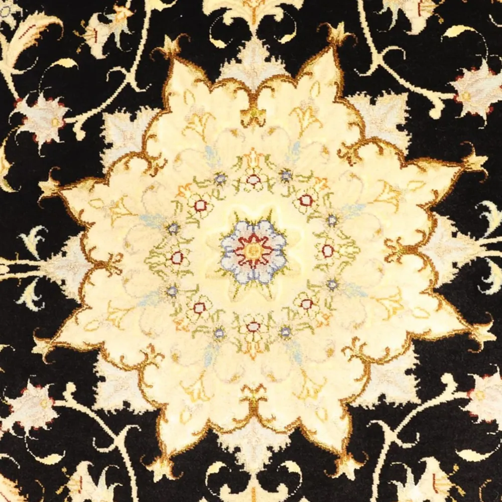 Persisk teppe - Tabriz - Royal - 152 x 99 cm - mørkeblå