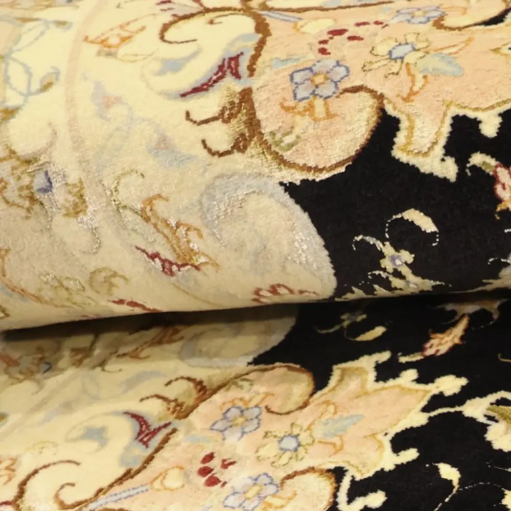 Persisk teppe - Tabriz - Royal - 152 x 99 cm - mørkeblå