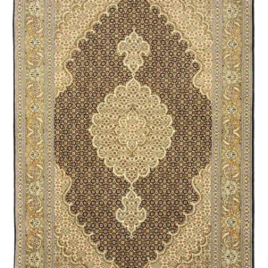 Persisk teppe - Tabriz - Royal - 154 x 102 cm - mørk beige
