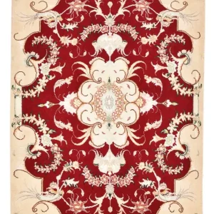 Persisk teppe - Tabriz - Royal - 90 x 60 cm - rød