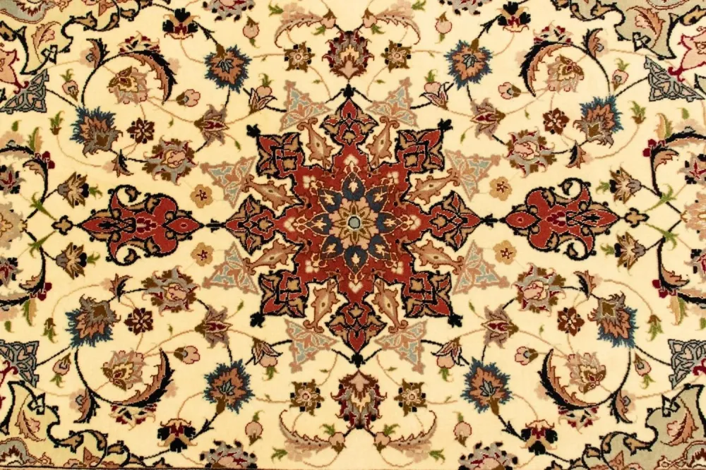 Persisk teppe - Tabriz - Royal - 158 x 100 cm - beige